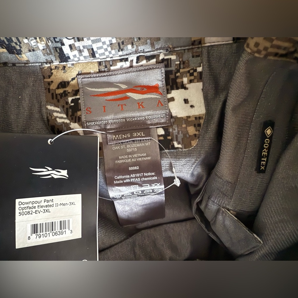 Sitka Downpour Pant - Camo - Picture 9 of 14